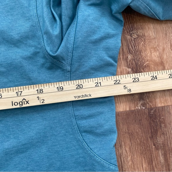 lululemon athletica One Thing At A Time Button Up Shirt Mens Large Sea Steel - Picture 6 of 9